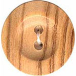 Elan 30 9457M 2 Hole Wood Button (3/card) .69"/18 mm
